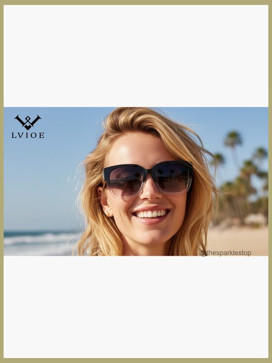 2 Pack Polarized Fit Over Sunglasses Oversized Square UV Protection main image 7